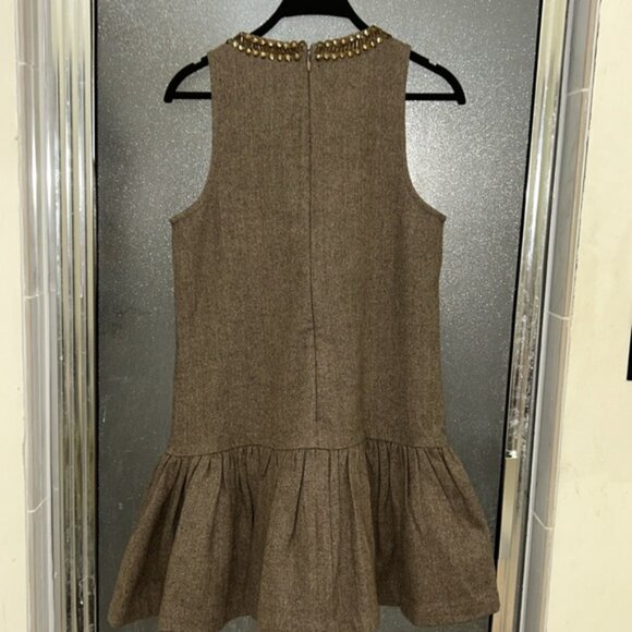 By Anthropologie beaded keyhole sleeveless minidress - Picture 12 of 15